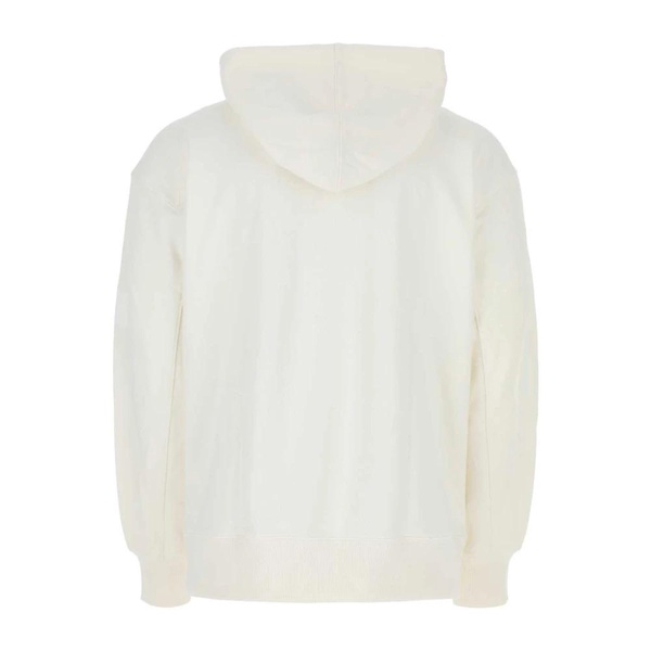 Oversize Ivory Cotton Sweatshirt