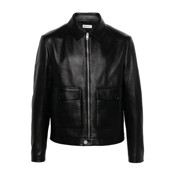 Black Lambskin Zip Jacket