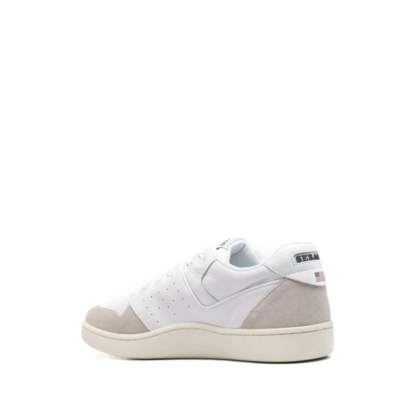 White Sneakers Panelled Design