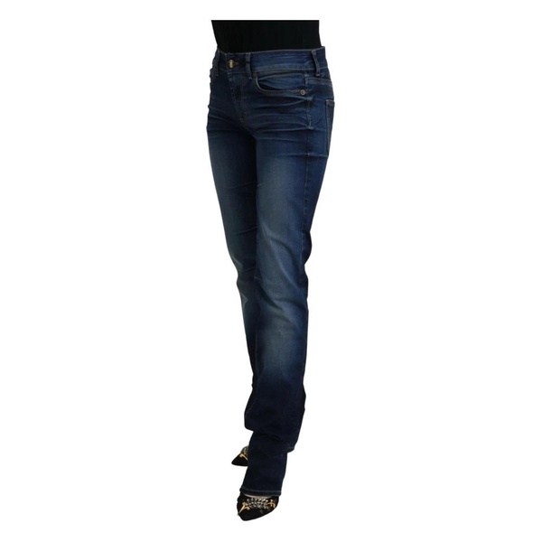 Blue Low Waist Denim Jeans