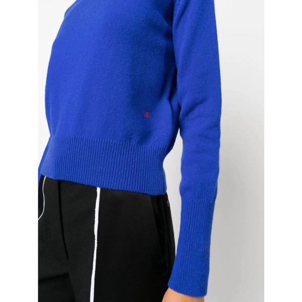 Cobalt Blue Roll-Neck Sweater