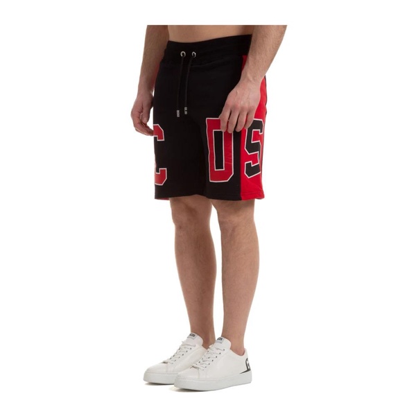 Multicolour Logo Track Shorts with Drawstring