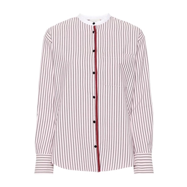 Vertical Stripe Shirt Pink Multicolour