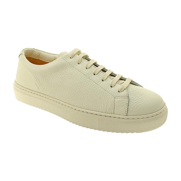 Cream Sneakers AW24 Tumbled Leather