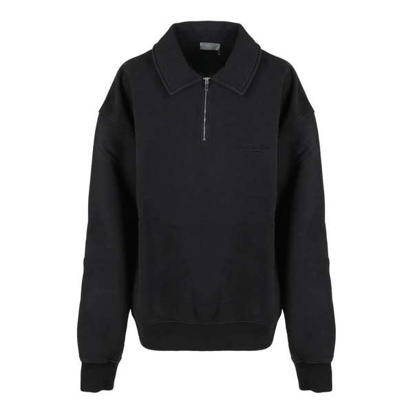 CHRISTIAN DIOR COUTURE HALF-ZIP SWEATSHIRT