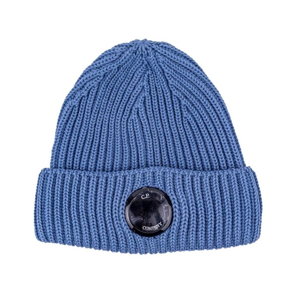 Thin Wool Beanie with Front Lens Detail