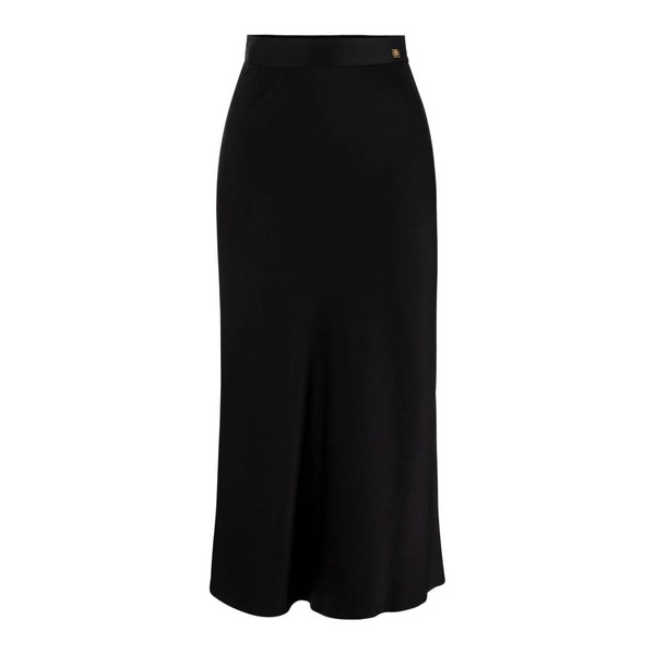 Fluid Satin Midi Skirt