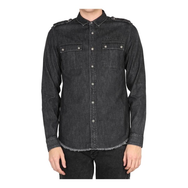 Men's Clothing Shirts Black AW23