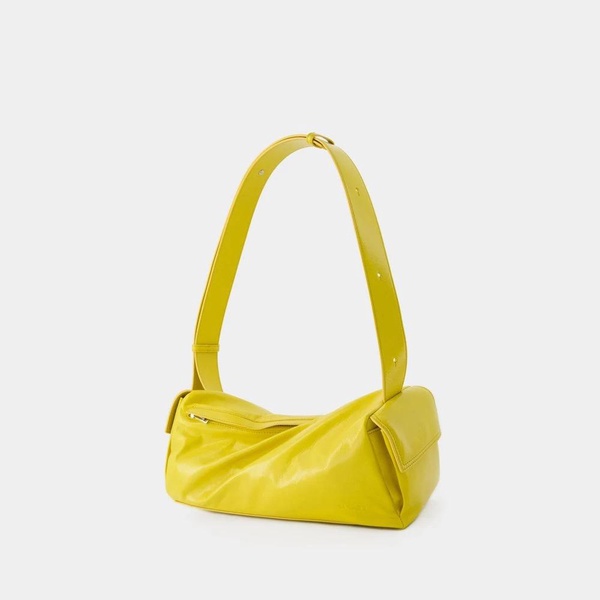 Labauletto Leather Shoulder Bag - Yellow