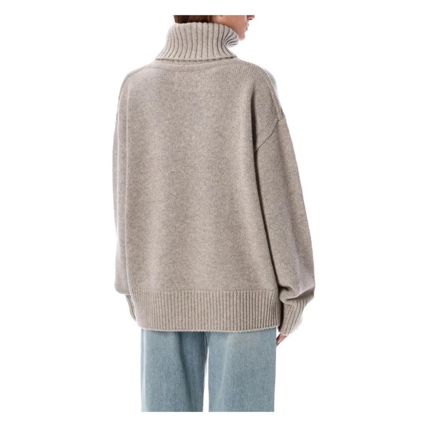 Cozy Cashmere Knitwear Moss Grey Beige