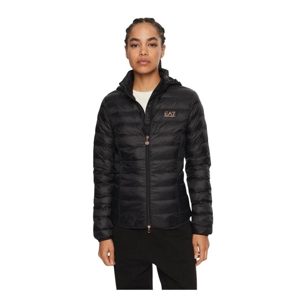 Black Lightweight Puffer Jacket 6DTB28