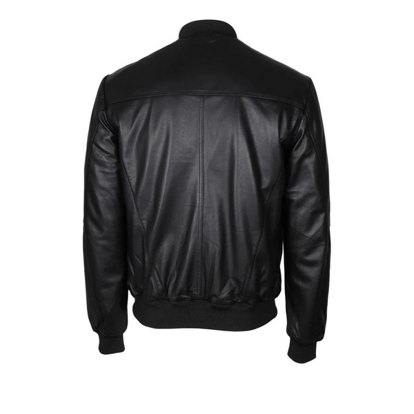 Black Leather Jacket Slim Fit