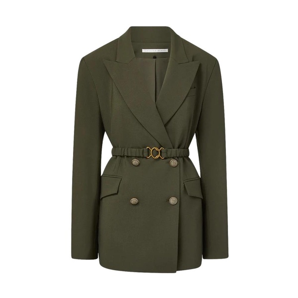 Belted Double-Breasted Wool Coat