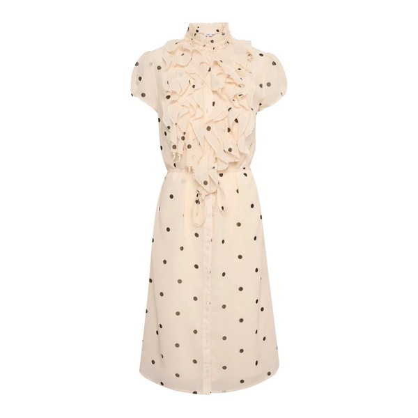 Feminine Polka Dot Dress