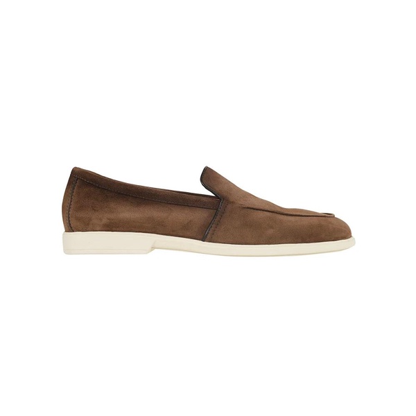 Brown Malibu Leather Loafers