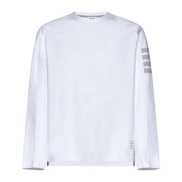 White Striped Long-Sleeve T-shirt