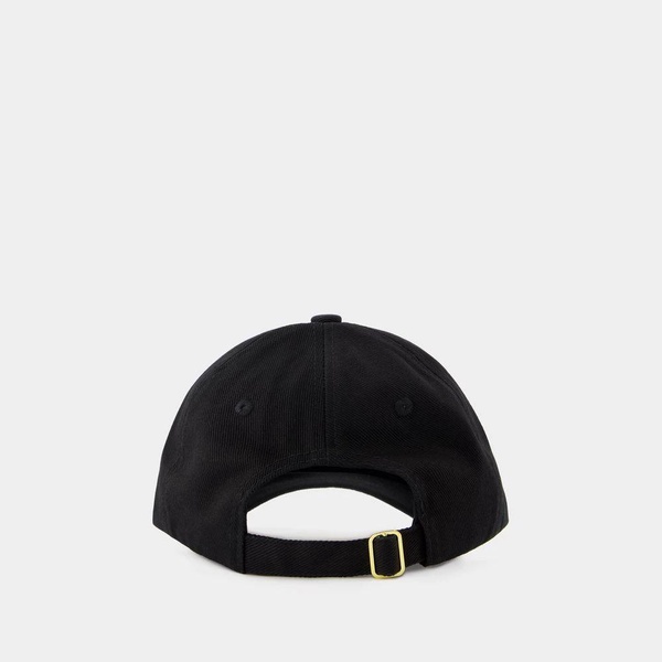 Tennis Club Cap - Cotton - Black