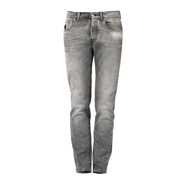 Distressed Straight Leg Jeans