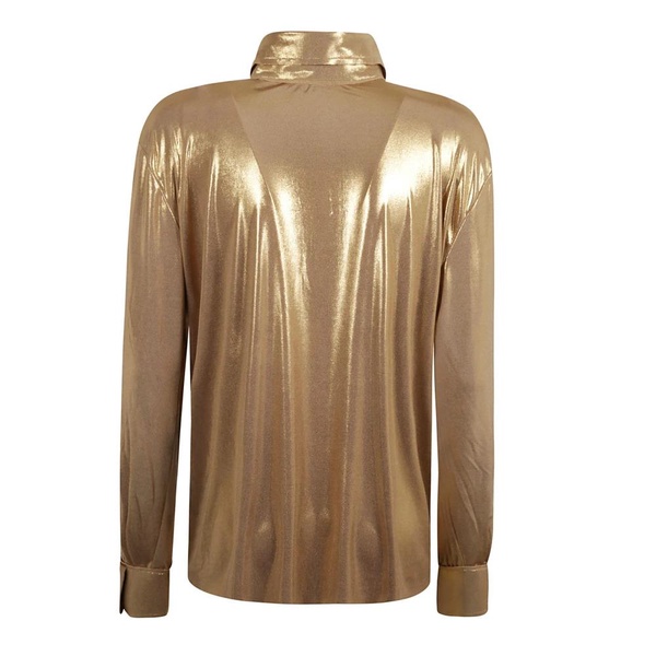 Golden Stretch Shirt with Lam Effect