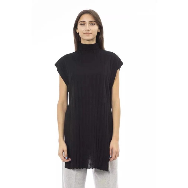 Black Nylon Turtleneck