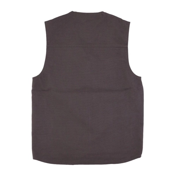 Vest with V-Neck and Zip Closure