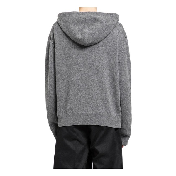 Cashmere Knit Hoodie with Kangaroo Pocket