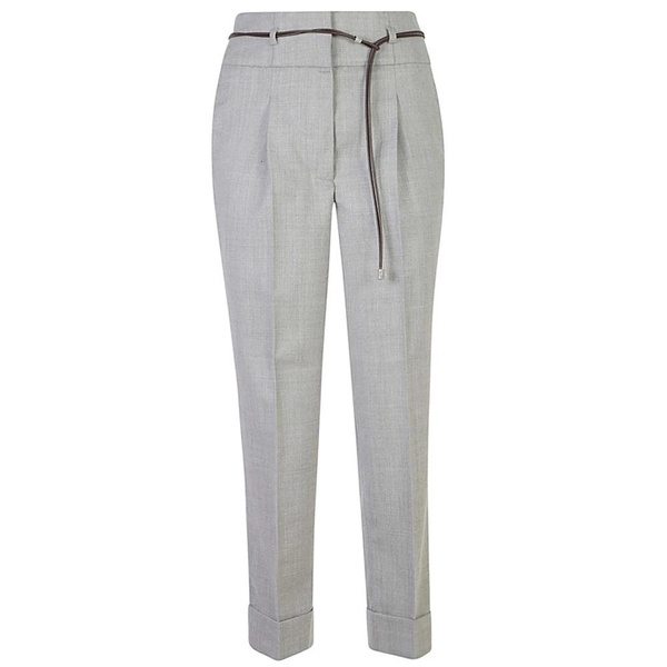 Light Grey Tapered Trousers