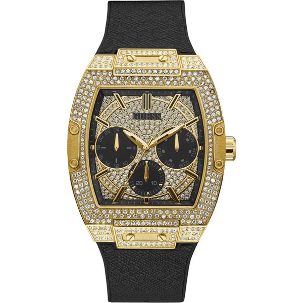 Statement oversized watch with 314 crystals