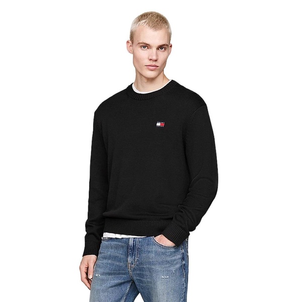 Black Wool Sweater Regular Fit