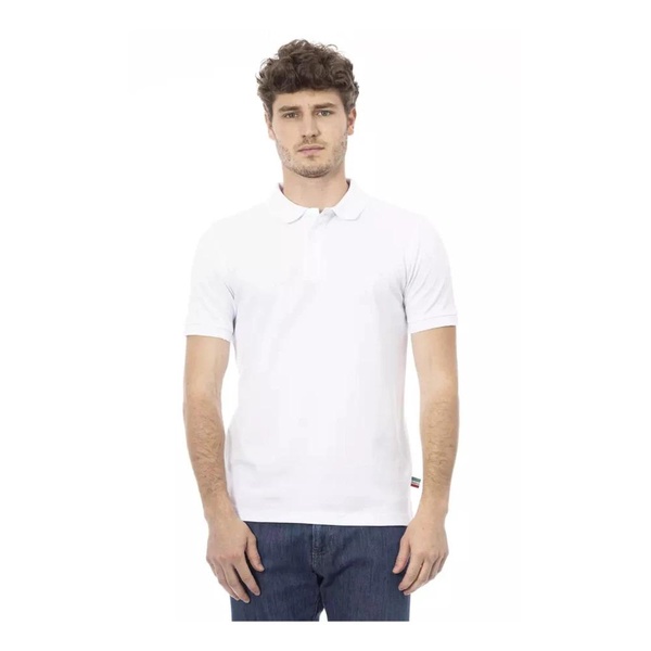 White Embroidered Polo Shirt