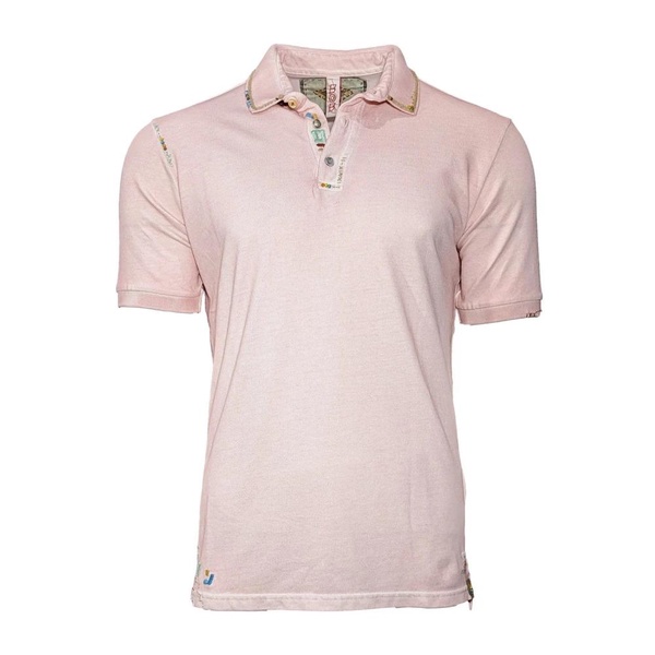 Handmade Light Pink Cotton Piqué Polo