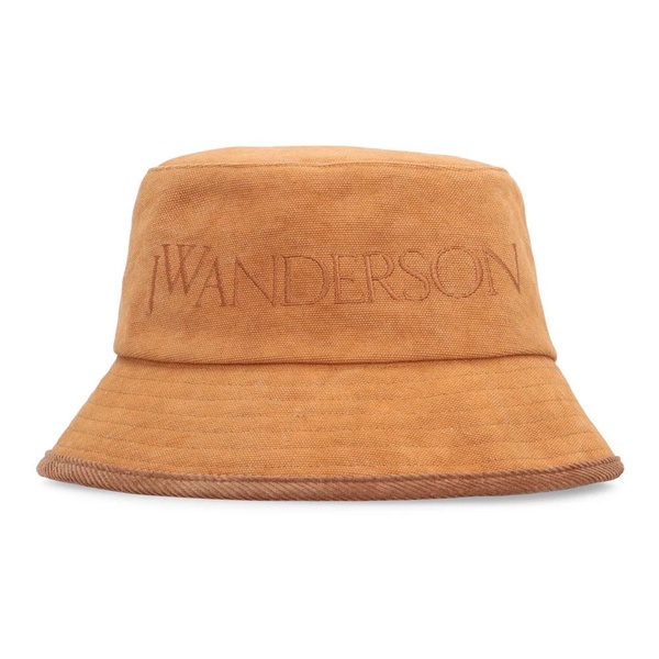 Embroidered Logo Cotton Bucket Hat