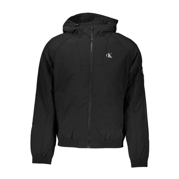 Polyamide Hooded Jacket with Contrast Details