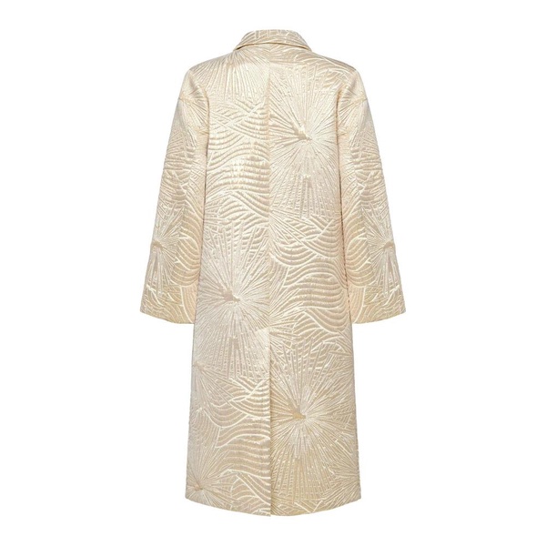 Golden Sunrise Jacquard Coat