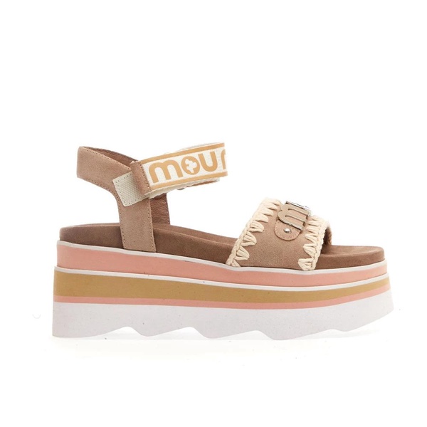 Women's Shoes Wedges Beige SS24