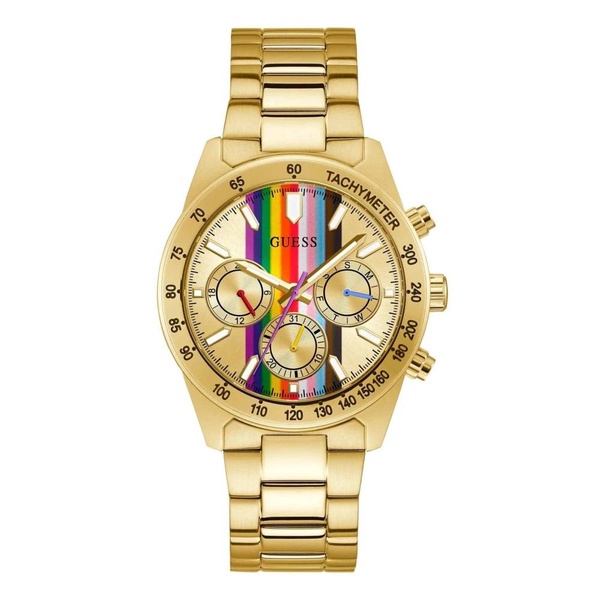 Rainbow Dial Stainless Steel Bracelet Watch