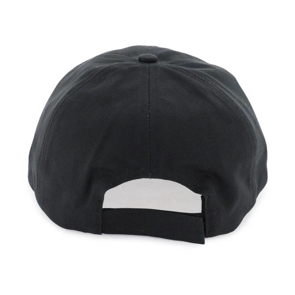 Ganni Logo Organic Cotton Baseball Cap