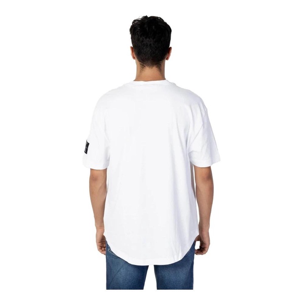 Mens White Cotton T-shirt