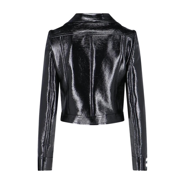 Reedition cropped vinyl jacket