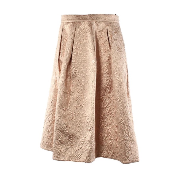 Brown Metallic Skirt