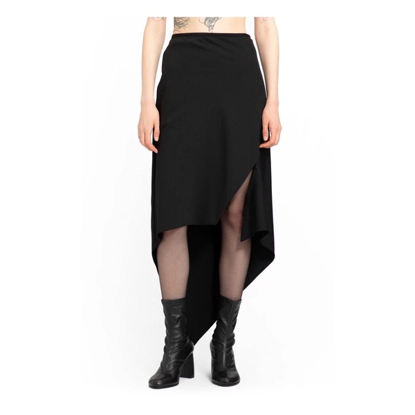 Geometric Cut-Out Hem Skirt