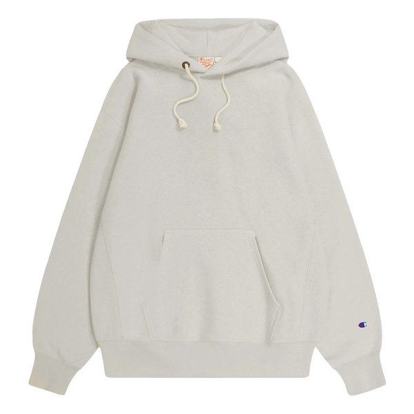 Champion Light Grey Cotton Blend Hoodie