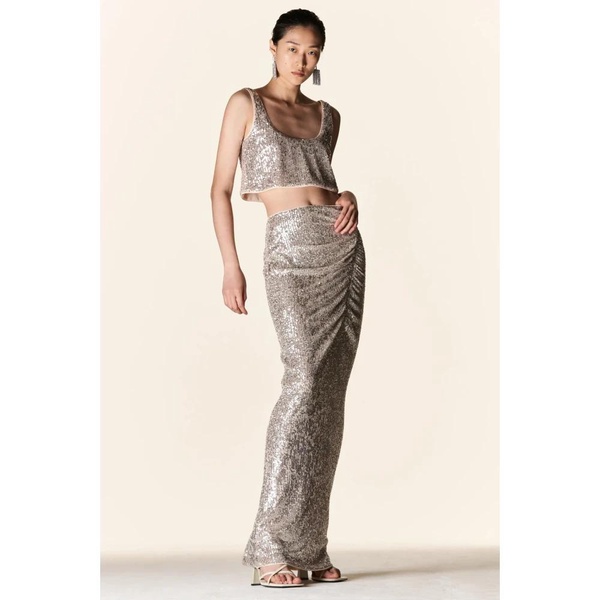 Sequin Maxi Skirt