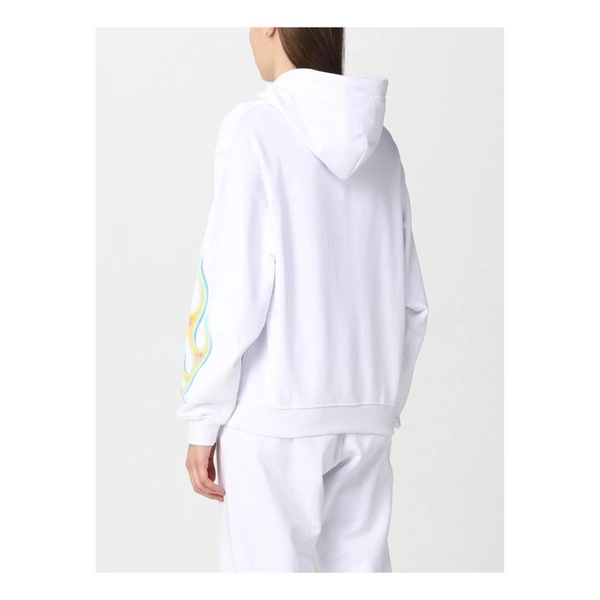 White Cotton Hoodie