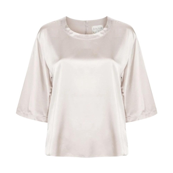 Silk Satin Heavy Stretch T-Shirt