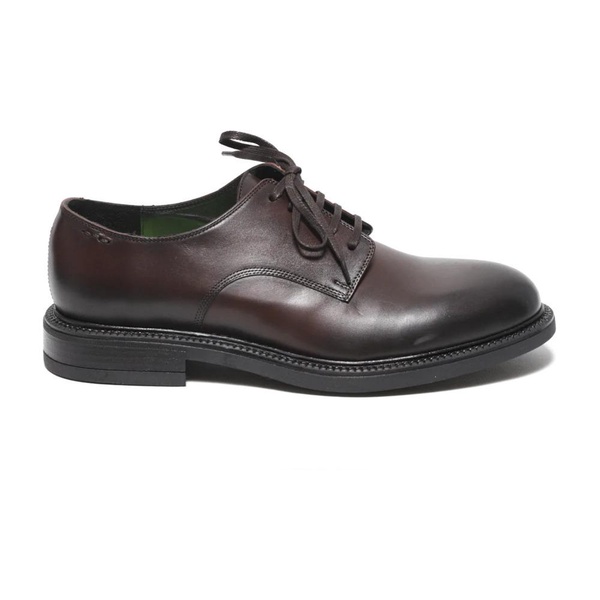 Brown Leather Derby Shoes AW23