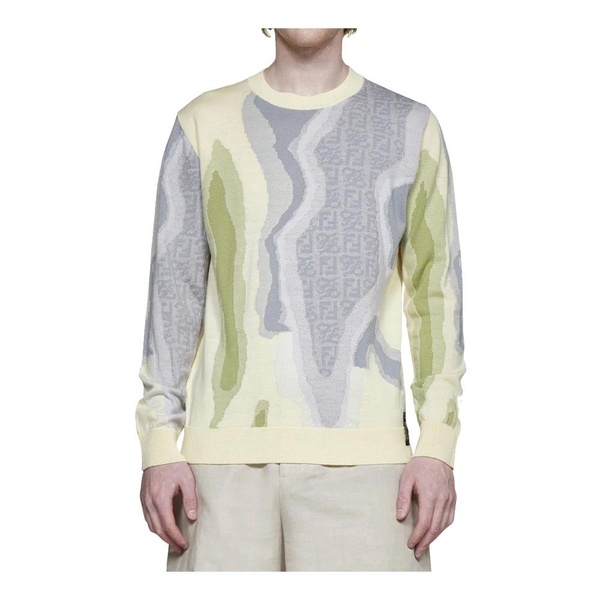 Earth Sweater with Iconic Motifs