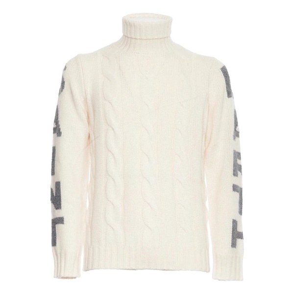 White Turtleneck Jumper AW24