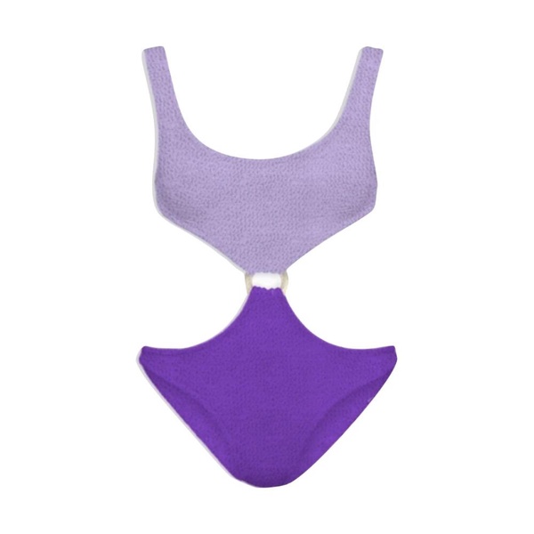 Women's One-Piece Swimsuit with Central Ring