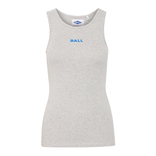 Sporty Tank Top with Embroidered Logo